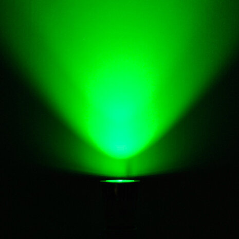 LED Spot 5W RGB E27 230V AC incl. IR remote control