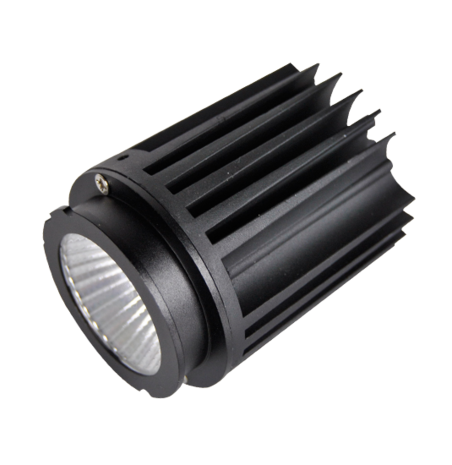 Fixed 12W LED Downlight 2700K 40deg AC220-240V Dimmable Black